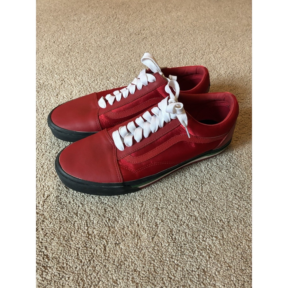 VANS SK8 HI REISSUS VN0A2XSBSW1 MEN'S SHOES Red/Black 12